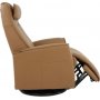 Hjellegjerde Loft recliner-lenestol (elektrisk funksjon) - Brun helskinn