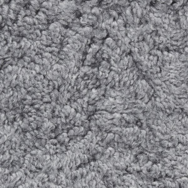 Kr�llete sittepute med polstring Lys gr� - 40 x 40 cm