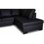 Solna U-sofa D3A - Bonded Leather
