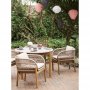 Terracina utendrs spisestol - Beige