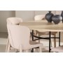 Spisebord Copenhagen med 6 Astoria stoler - Beige/sort/hvitvask + 6.00 x Serviettringer
