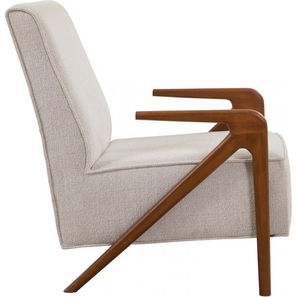 Larus lenestol - Krem/valnøtt Larus lenestol - Krem/valnøtt