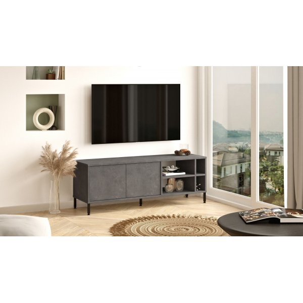 Luvio mediebenk 8 - Sølv Luvio mediebenk 8 - Sølv