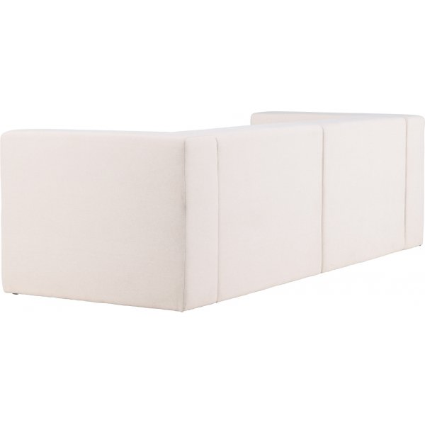 Lumi 3-seters sofa - Hvit lin