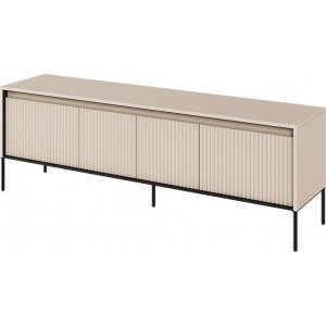 Trend media benk B167 cm - Beige/svart