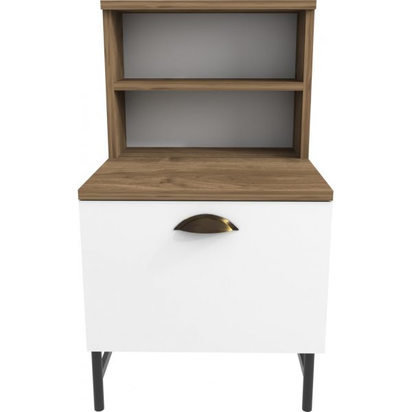 Cressi nattbord - Valnøtt/hvit Cressi nattbord - Valnøtt/hvit