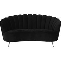 Signy 2-seter sofa - Svart velur Signy 2-seter sofa - Svart velur