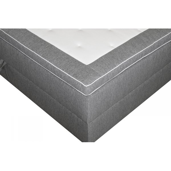 Seng 180x200 cm med oppbevaring grå boksseng Seng 180x200 cm med oppbevaring grå boksseng