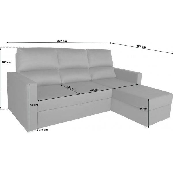 Morant sovesofa - Svart Morant sovesofa - Svart