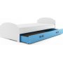 Helsingr juniorseng 90x200 cm (hvit eller gr farge)