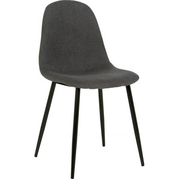 Carisma stol - Mrkegr (stoff)