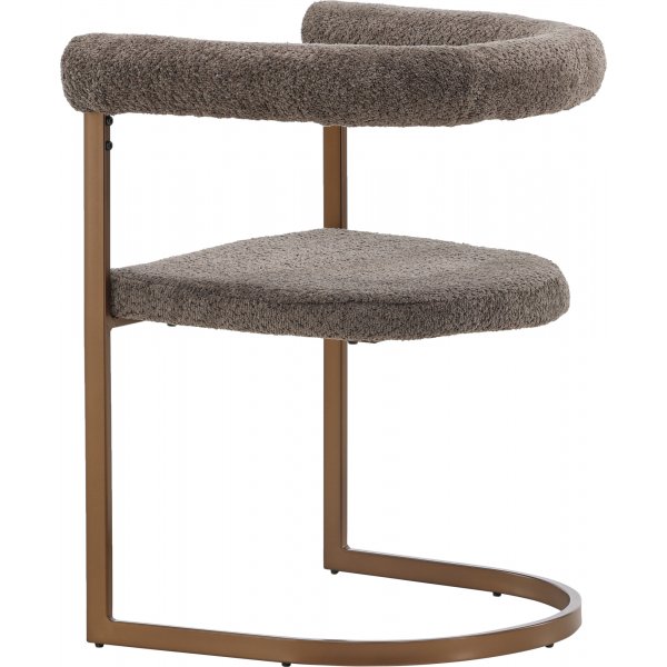 Morgen spisestuestol - Brun boucle Morgen spisestuestol - Brun boucle