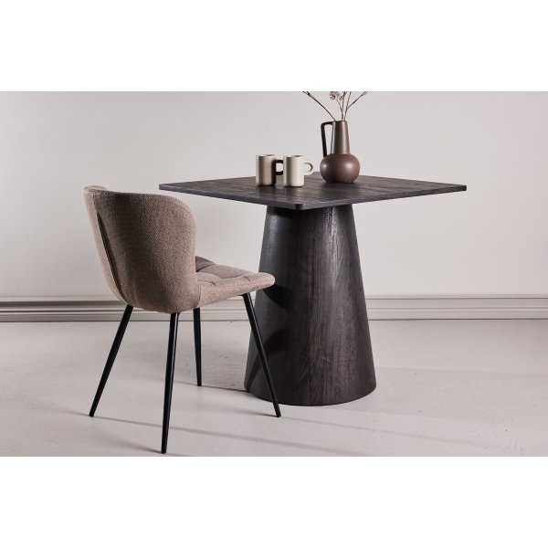 Spisebord Lanzi 80x80 cm - mocca