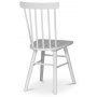 PiPi oval spisegruppe, 240 cm, inkludert 8 stk. hvite Orust pinnestoler - Oljet eikefiner
