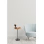 Stilrent sidebord 40 cm - Sort/eik