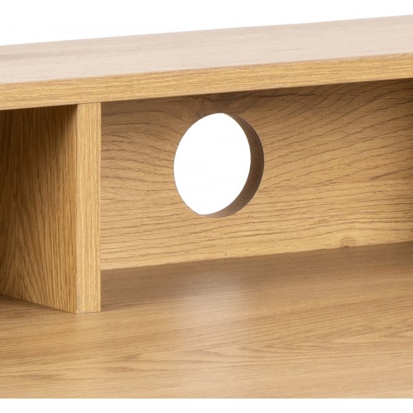 Reece skrivebord | datamaskinbord - eik/svart (100 cm)