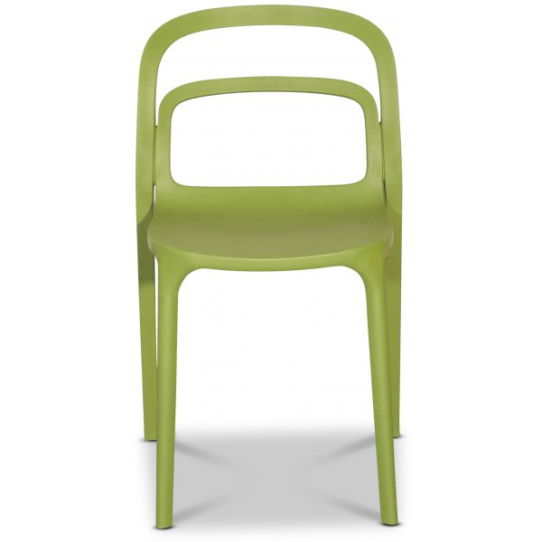 Nordan spisestol stabelbar - Grnn (Plast)