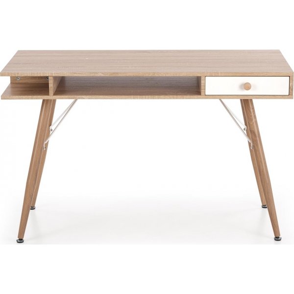 Miriam skrivebord 120x60 cm - Sonoma eik/hvit Miriam skrivebord 120x60 cm - Sonoma eik/hvit