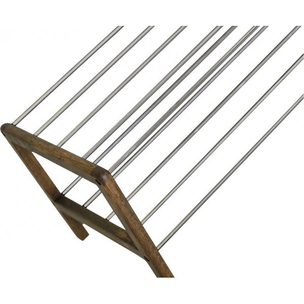 Sirkus skohylle - Brunlakkert eik