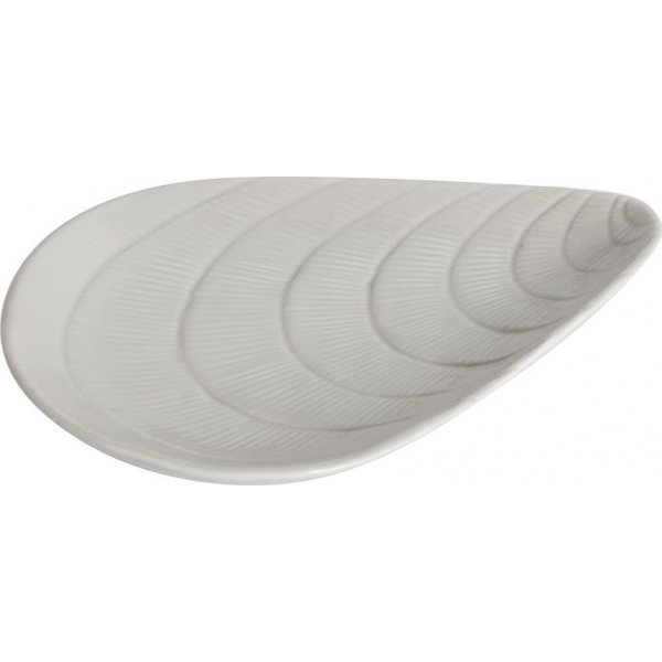 Blskjell serveringsfat 20 cm - Beige