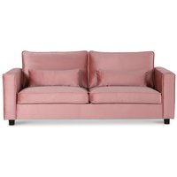 Adore Loungesofa 3-seter sofa - Dusty pink (Fløyel)