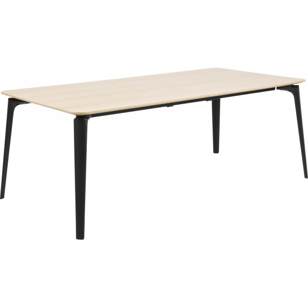 Connect spisebord 200 cm - Hvitpigmentert eik