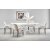 Ontario spisebord 160-200 x 89 cm - Hvit