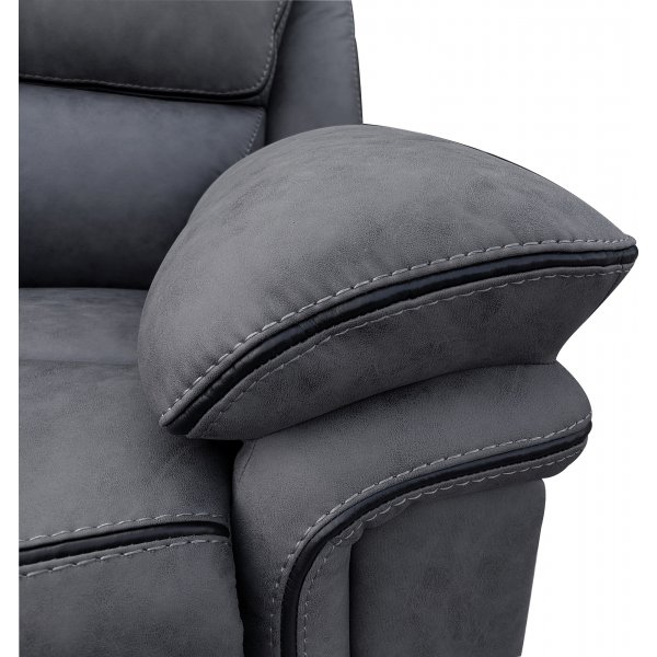 Reclinerlenestol Riverdale - Grå (Mikrofiber) Reclinerlenestol Riverdale - Grå (Mikrofiber)