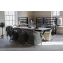 Bologna spisebord 200-240 cm - Svart / Eik (Aintwood)