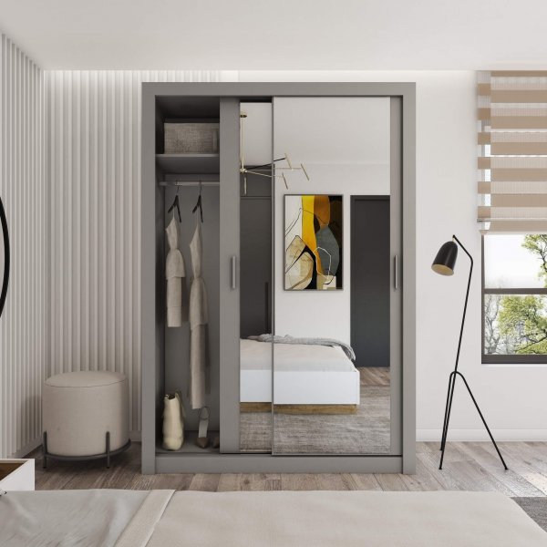 Einar garderobe 17 - Grå Einar garderobe 17 - Grå