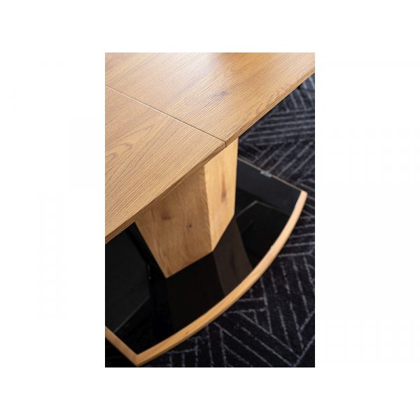 Houston spisebord, 120-160 cm - Eik/svart Houston spisebord, 120-160 cm - Eik/svart