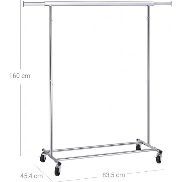 Purser klesstativ - Brun/svart