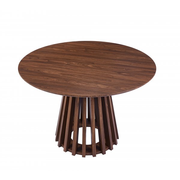 Inez rundt spisebord Ø120 cm - Brunbeiset eik Inez rundt spisebord Ø120 cm - Brunbeiset eik