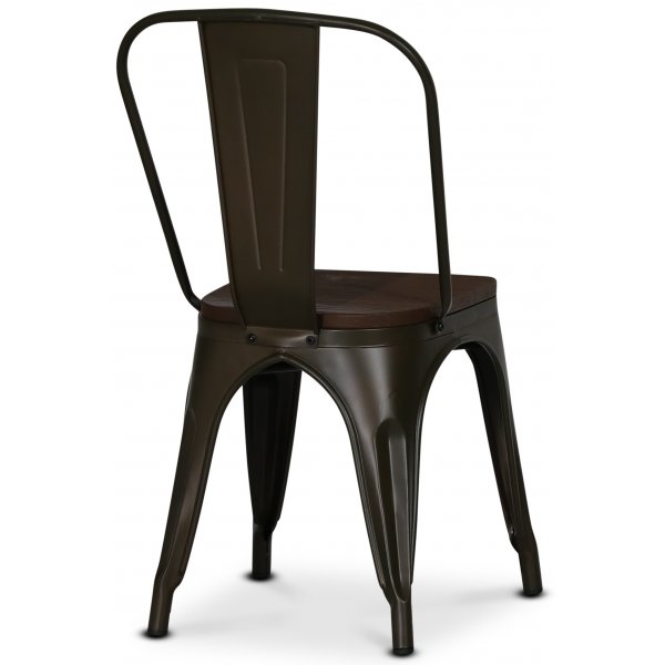 Spisestol industry - Grafitt/tre