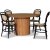 Nova spisegruppe, uttrekkbart spisebord 130-170 cm inkl. 4 Alicia sorte stoler - Oljet eik