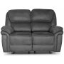 Riverdale recliner-sofa, 2-seter - gr (micorfiber)