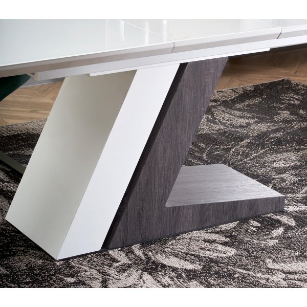 Creed uttrekkbart spisebord 90x160-200 cm - Hvit Creed uttrekkbart spisebord 90x160-200 cm - Hvit