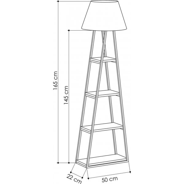 Pal gulvlampe - Lys mokka/svart Pal gulvlampe - Lys mokka/svart