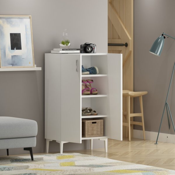 Chetri Skoskap - Hvit