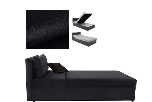 Rico dagseng - Svart Rico dagseng - Svart