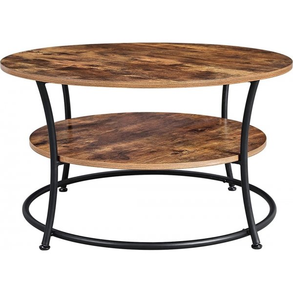 Jamila salongbord 80 cm - Brun/svart