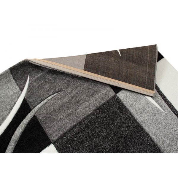 Maskinvevd teppe Rivoli - Svart