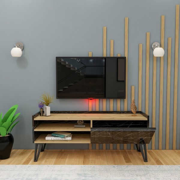 Martin mediebenk - Eik Martin mediebenk - Eik