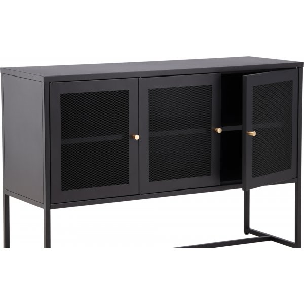 Trerike skjenk - Sort + Tekstilrens for møbler Trerike skjenk - Sort + Tekstilrens for møbler