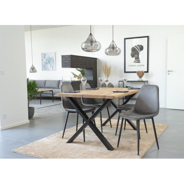 Toulon spisebord - Oljet eik - 140x95x76x4