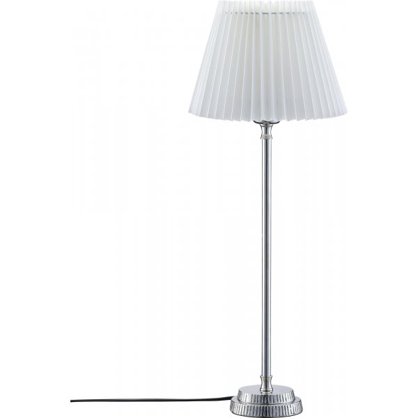 Kent bordlampe - Offwhite/krom - 58 cm