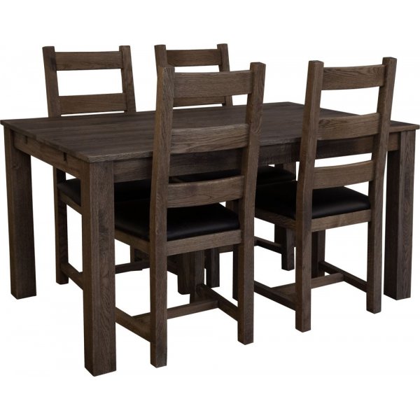 Quebec spisebord 140x90 cm - brunoljet eik Quebec spisebord 140x90 cm - brunoljet eik