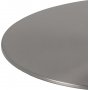 Corby salongbord 80 cm - Hvit/nikkel