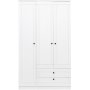 Lia garderobe 105 x 52 x 178 cm - Hvit