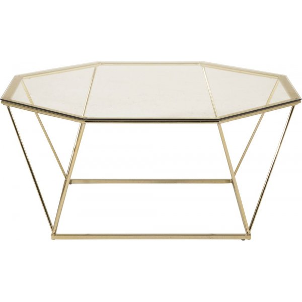 Klltorpet salongbord - Messing/glass